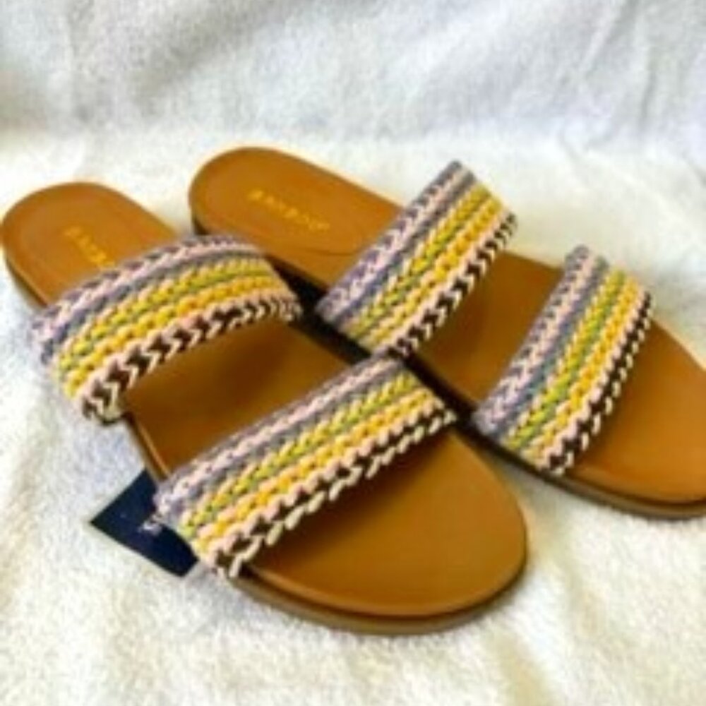Bamboo slide on sandals NWT Size 9